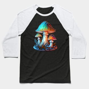 Iridescent Fungi Baseball T-Shirt